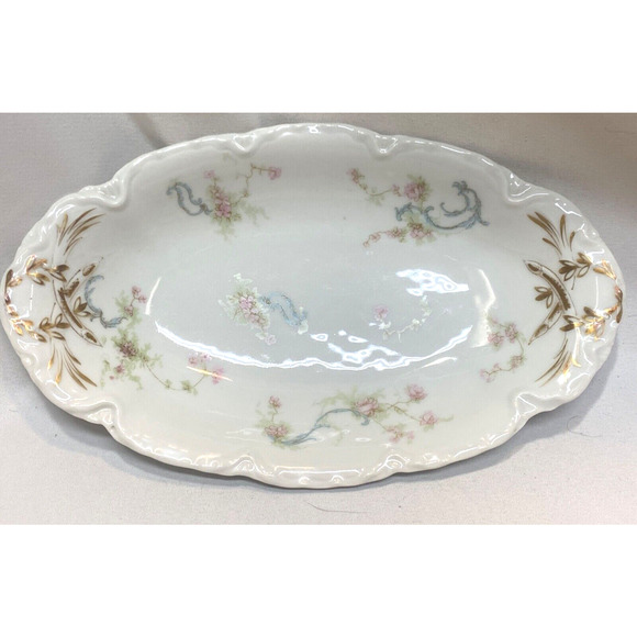 Antique Haviland Limoges The Princess France Oval Pickle Dish - Picture 3 of 7